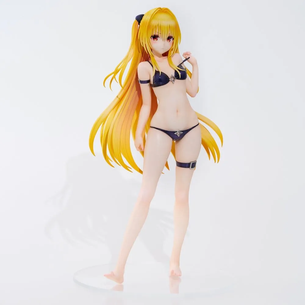To Love Ru Darkness Swimsuit Series PVC Figure 1/4 Golden Darkness 39 cm